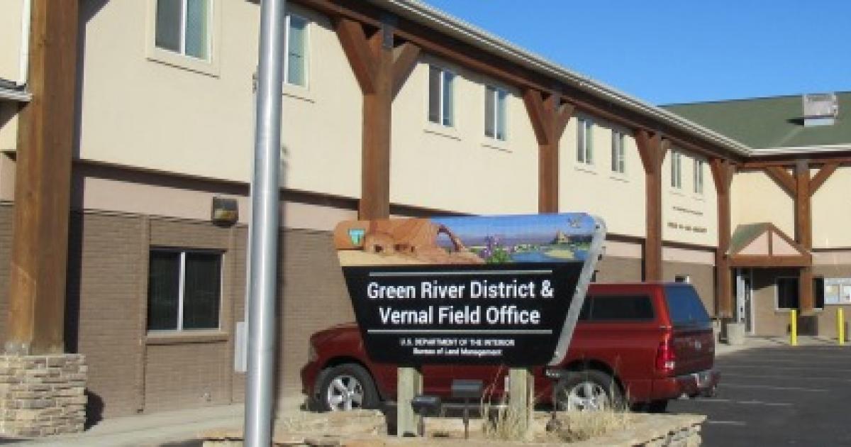 Utah Vernal Field Office BUREAU OF LAND MANAGEMENT